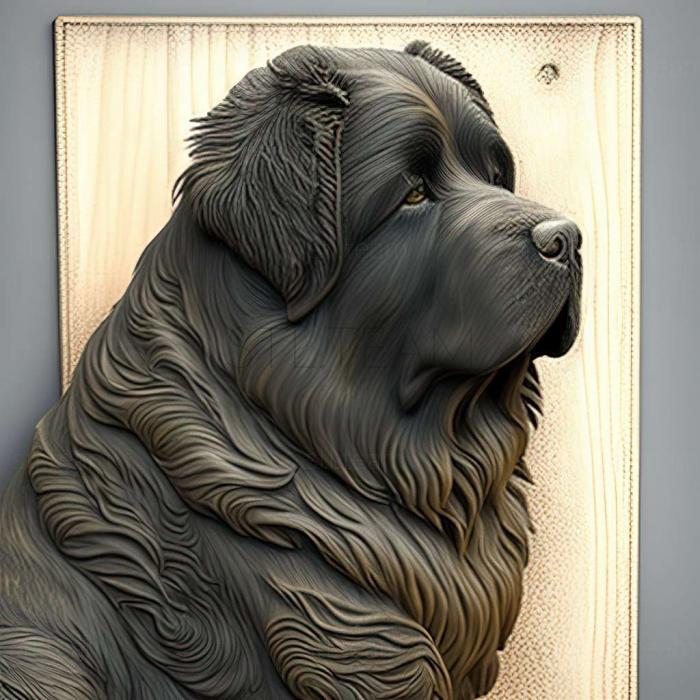 Animals Newfoundland dog breed dog